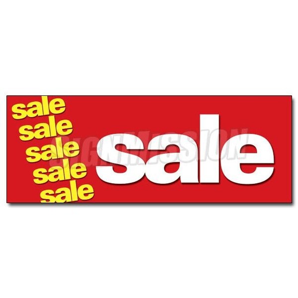 Safety Sign, 48 in Height, Vinyl, 18 in Length, Sale